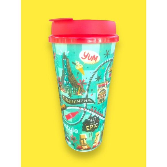 Universal Orlando Resort Insulated Travel Cup Coca Cola Freestyle 24 Oz Whirley - Picture 4 of 8